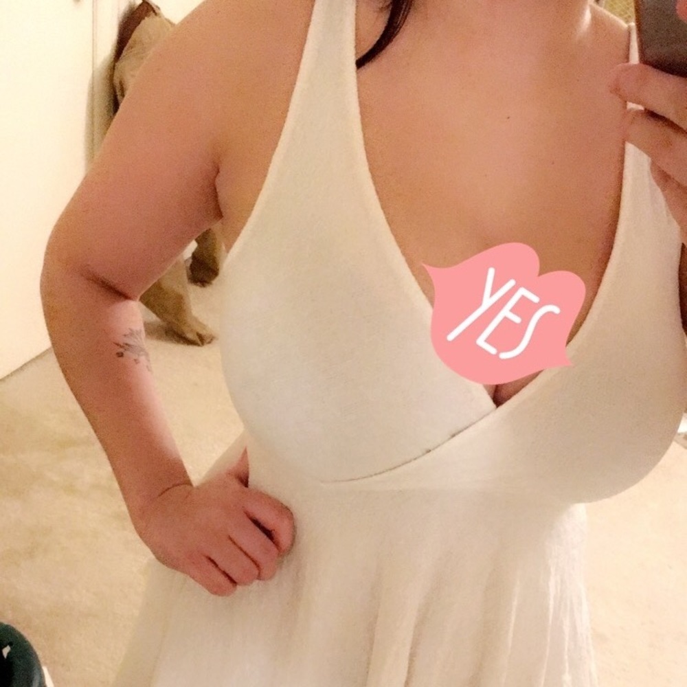 Pins & needles low cut skater dress.